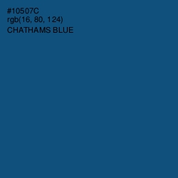 #10507C - Chathams Blue Color Image