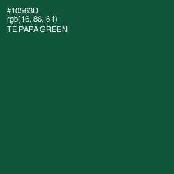 #10563D - Te Papa Green Color Image