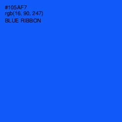 #105AF7 - Blue Ribbon Color Image