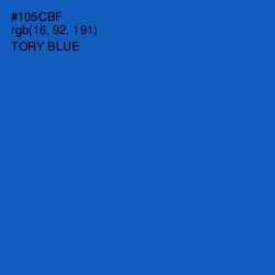 #105CBF - Tory Blue Color Image