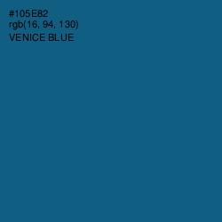 #105E82 - Venice Blue Color Image