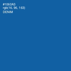 #1060A3 - Denim Color Image