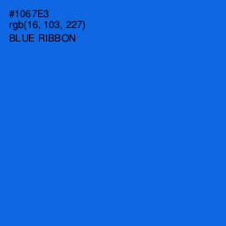 #1067E3 - Blue Ribbon Color Image