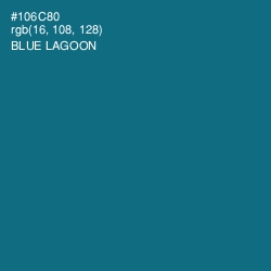 #106C80 - Blue Lagoon Color Image