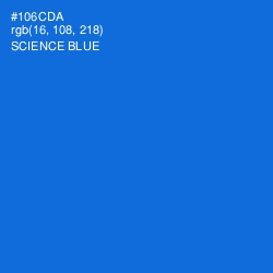 #106CDA - Science Blue Color Image