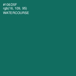 #106D5F - Watercourse Color Image