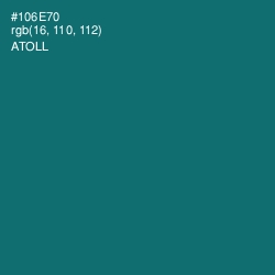 #106E70 - Atoll Color Image