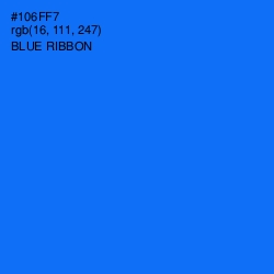 #106FF7 - Blue Ribbon Color Image