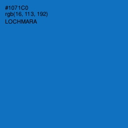 #1071C0 - Lochmara Color Image