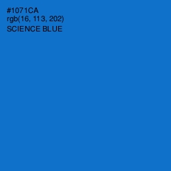 #1071CA - Science Blue Color Image