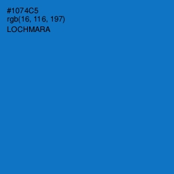 #1074C5 - Lochmara Color Image