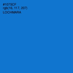 #1075CF - Lochmara Color Image