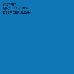 #1077B7 - Deep Cerulean Color Image