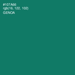 #107A66 - Genoa Color Image