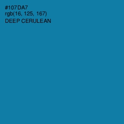 #107DA7 - Deep Cerulean Color Image