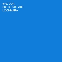 #107DDA - Lochmara Color Image