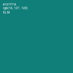 #107F7A - Elm Color Image