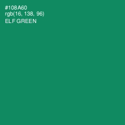 #108A60 - Elf Green Color Image