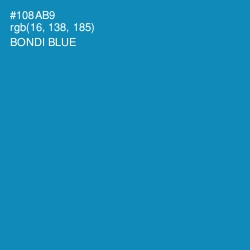 #108AB9 - Bondi Blue Color Image