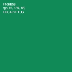 #108B58 - Eucalyptus Color Image