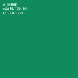 #108B5D - Elf Green Color Image