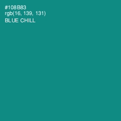 #108B83 - Blue Chill Color Image