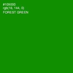 #109000 - Forest Green Color Image