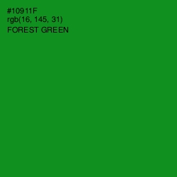 #10911F - Forest Green Color Image