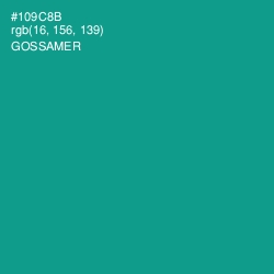 #109C8B - Gossamer Color Image