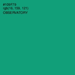 #109F79 - Observatory Color Image