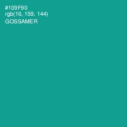 #109F90 - Gossamer Color Image