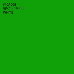 #10A008 - Forest Green Color Image