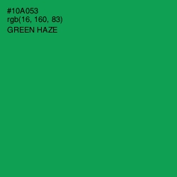 #10A053 - Green Haze Color Image