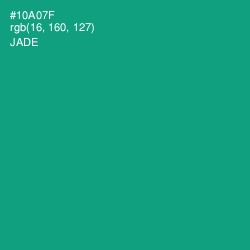 #10A07F - Jade Color Image