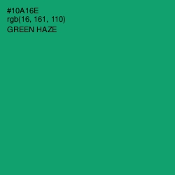 #10A16E - Green Haze Color Image