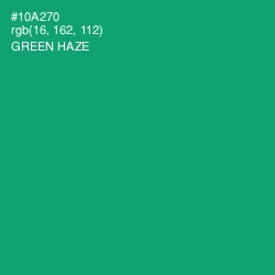 #10A270 - Green Haze Color Image