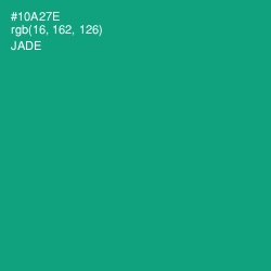 #10A27E - Jade Color Image