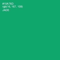 #10A76D - Jade Color Image