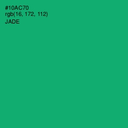 #10AC70 - Jade Color Image