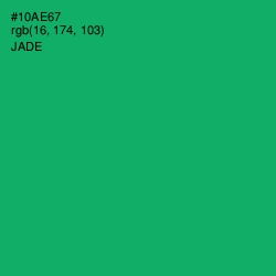 #10AE67 - Jade Color Image