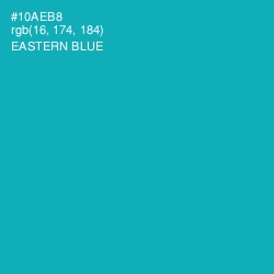 #10AEB8 - Eastern Blue Color Image