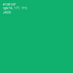 #10B16F - Jade Color Image