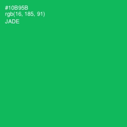 #10B95B - Jade Color Image