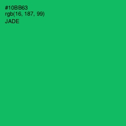 #10BB63 - Jade Color Image