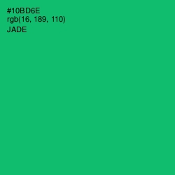 #10BD6E - Jade Color Image