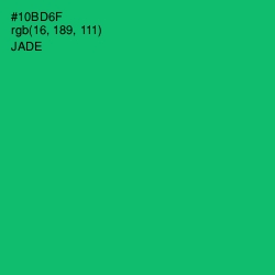 #10BD6F - Jade Color Image