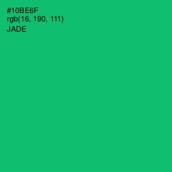 #10BE6F - Jade Color Image