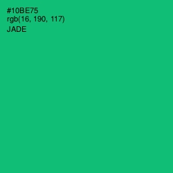 #10BE75 - Jade Color Image