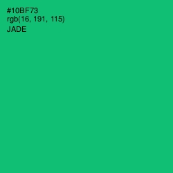 #10BF73 - Jade Color Image