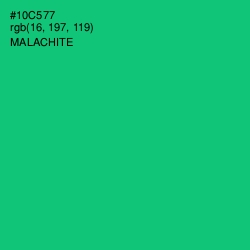 #10C577 - Malachite Color Image